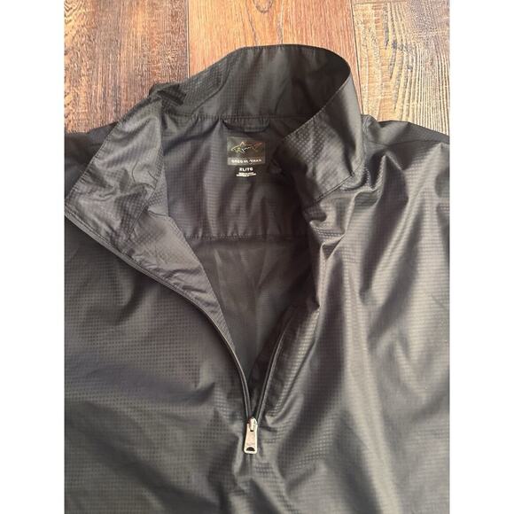 Greg Norman Men Short Sleeve Golf Pullover Windbreaker Zip XL Water Resistant - Picture 6 of 10